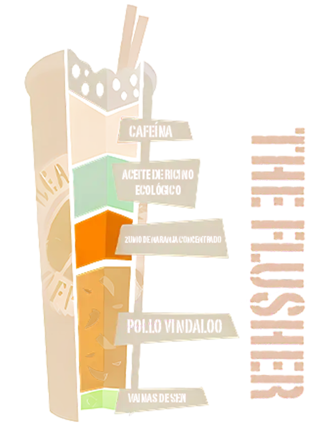 The Flusher — bebida de franquicia Bean Machine