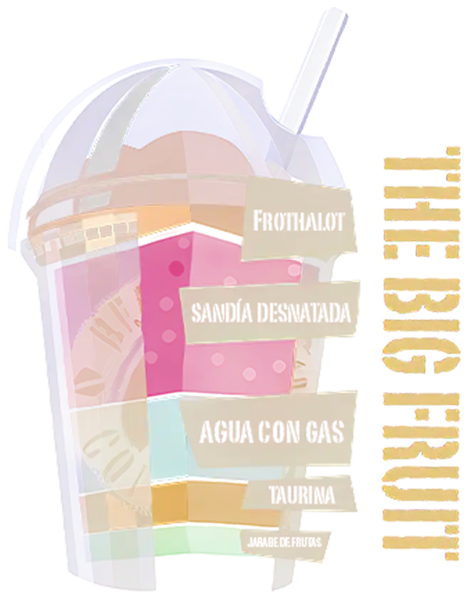 The Big Fruit — bebida de franquicia Bean Machine